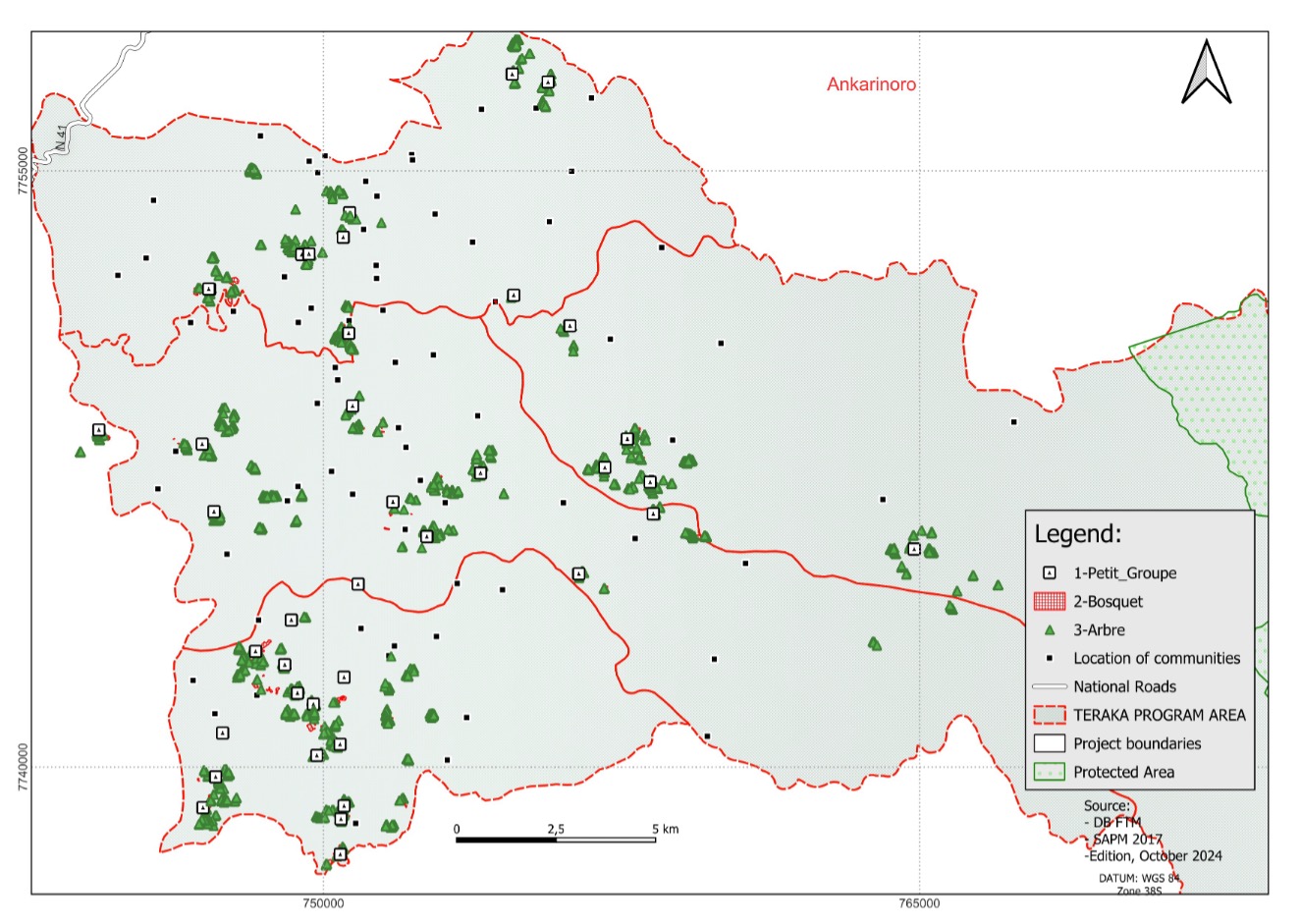 Quantification of TERAKA Trees